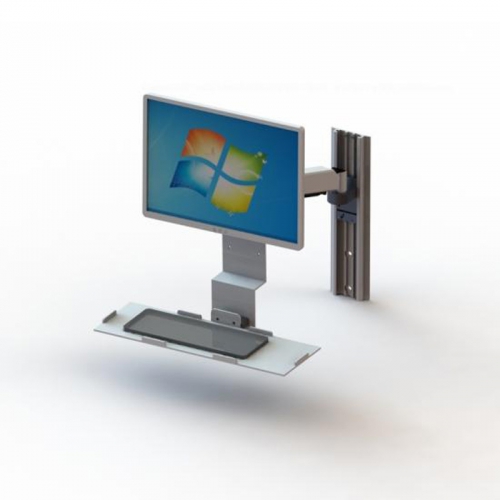  All-in-One Wall-Mounted PC Workstation